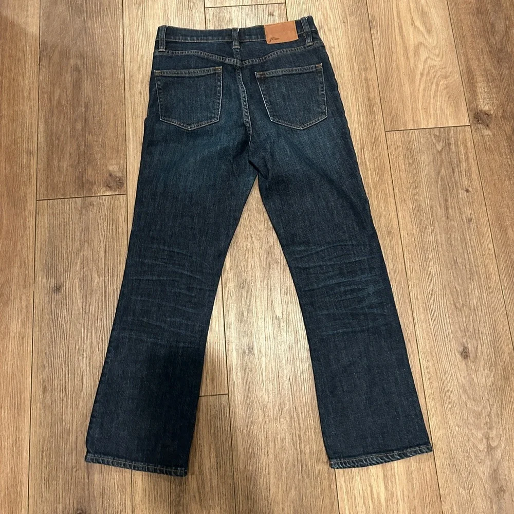 J.Crew Billie Demi Boot Crop Jeans Size 27 High Rise Excellent Condition - Picture 3 of 9